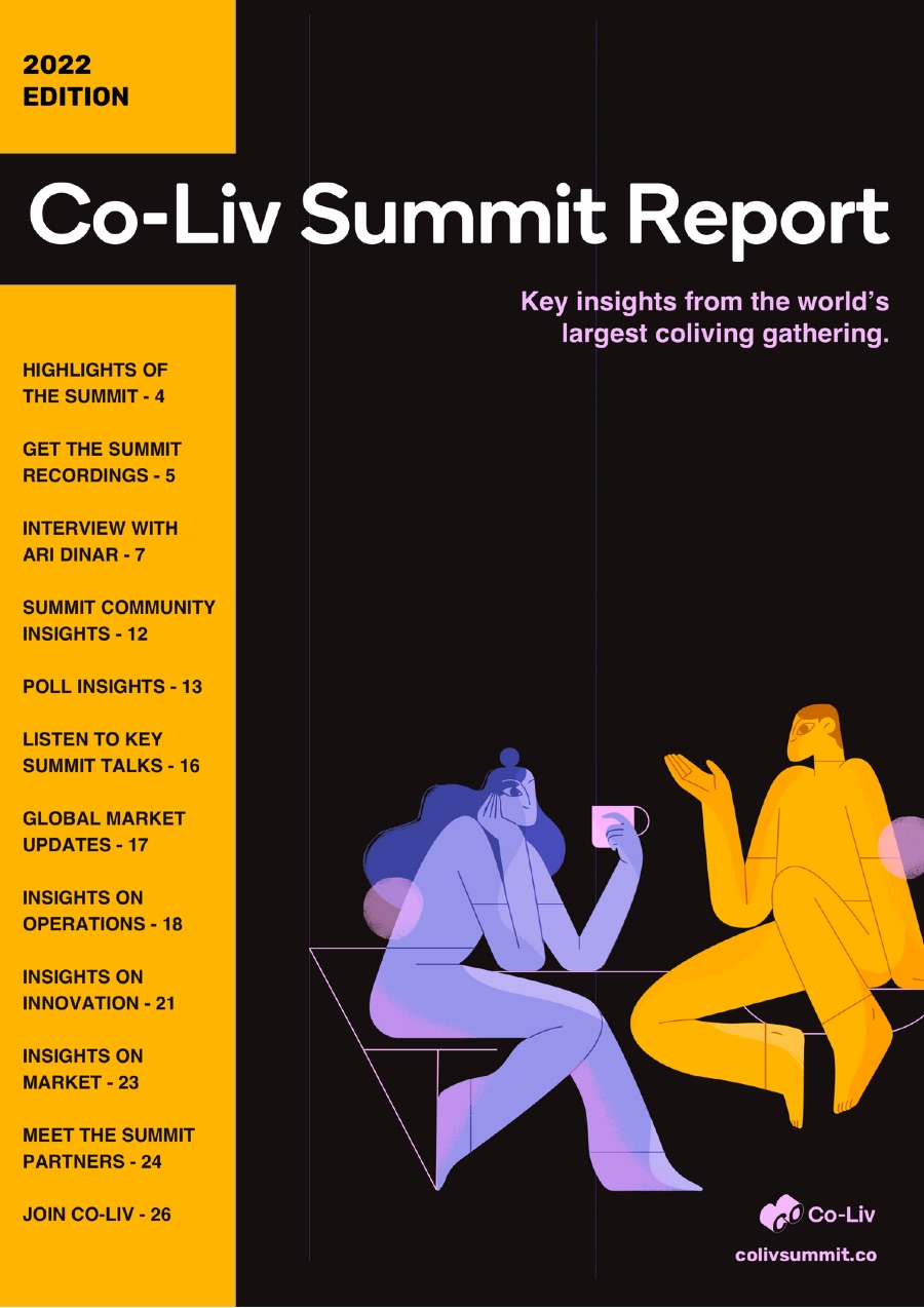 Co-Liv Summit Report 2022 cover
